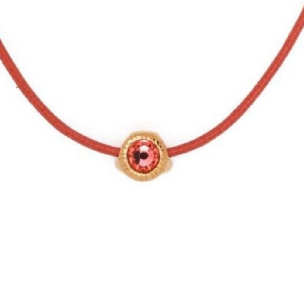 versace coral gold medusa cord necklace. Medusa charm necklace - Picture 4 of 7